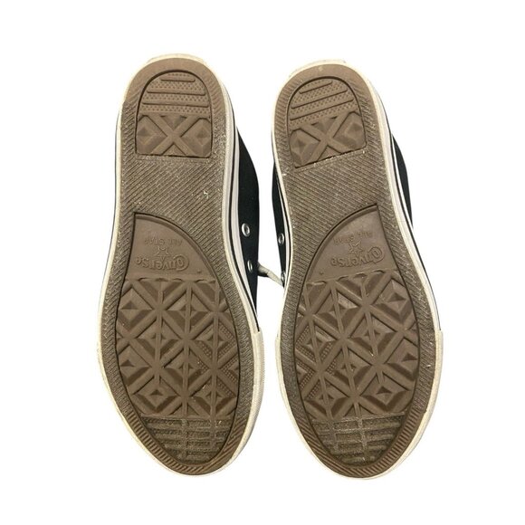 Converse‎ All Star Kids Knit Slip Sneakers Black/White Youth Size 2.5 - Picture 7 of 8